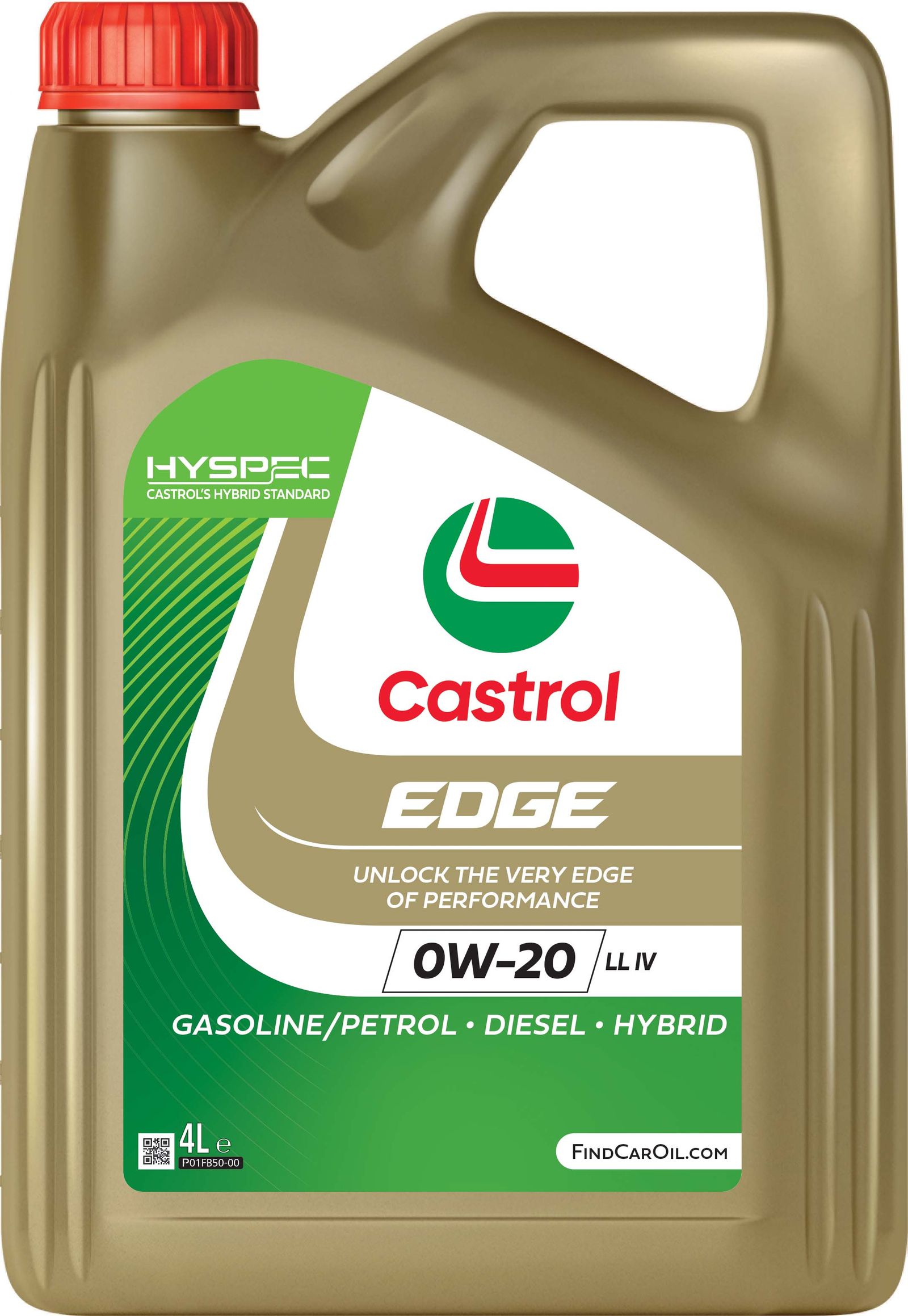 Ulei de motor sintetic Castrol EDGE 0W-20 LL IV, 4 litri